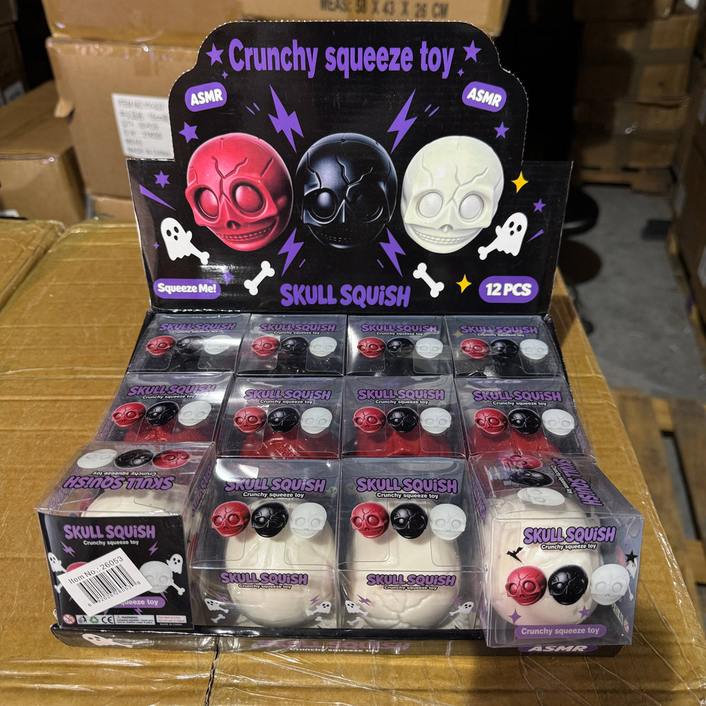 Crackling Crunchy Skull Squishy (Randomly Selected)