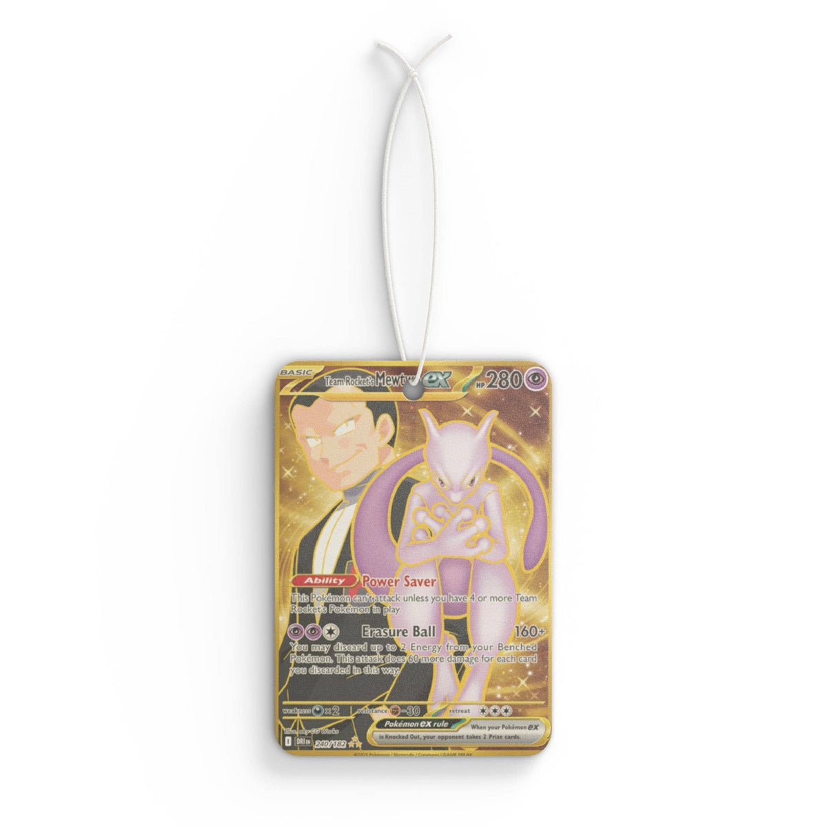 Pokémon Team Mewto Freshener- Floral Scent 