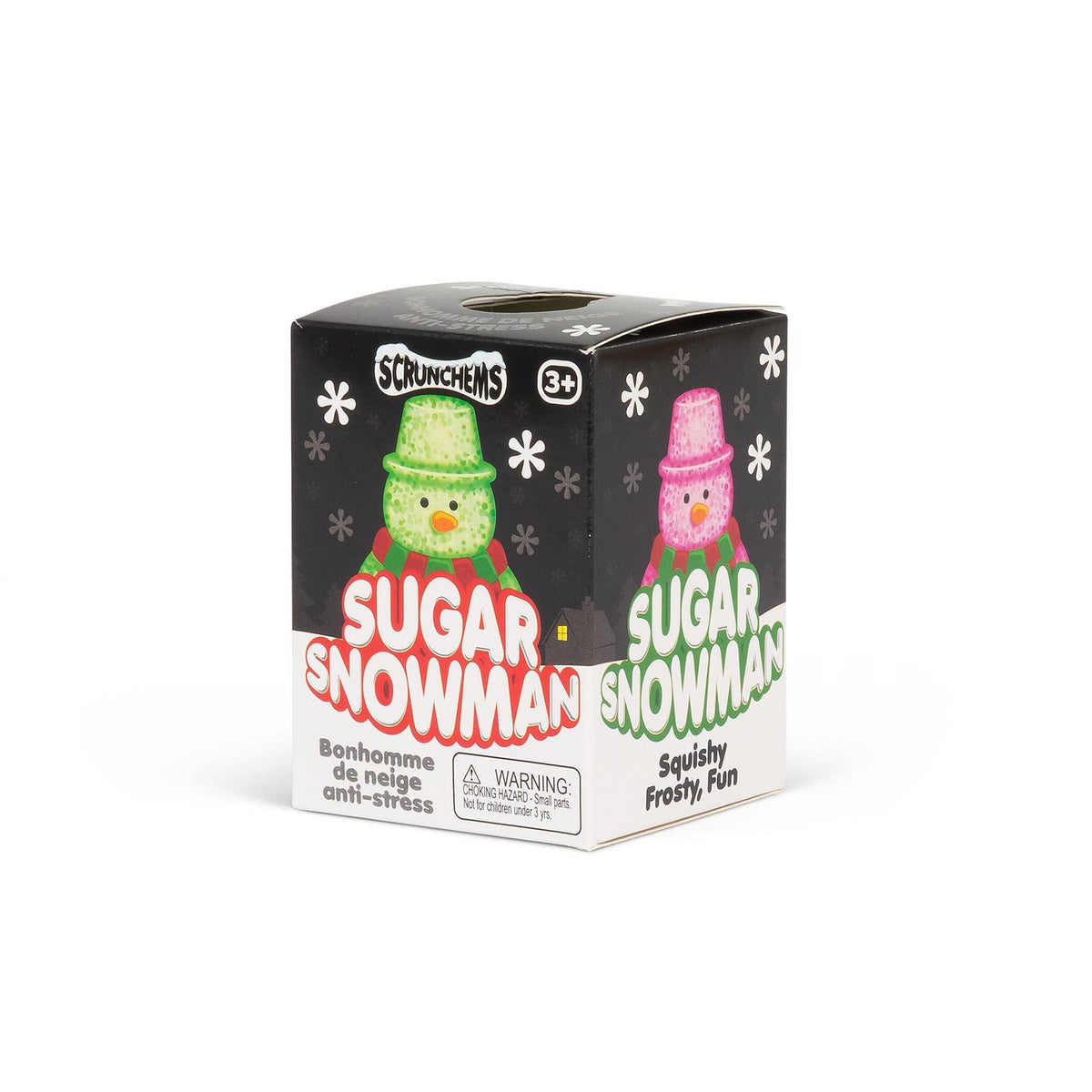Scrunchems Sugar Snowman Squishy Fidget Toy (Randomly Selected)