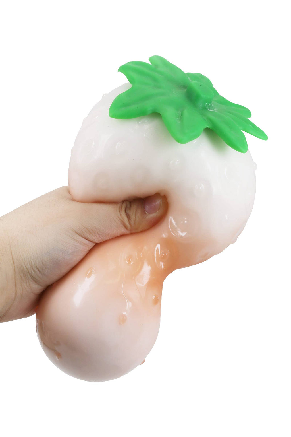 Randomly Selected - JUMBO Strawberry UV Light Changing Slime Filled Squishy