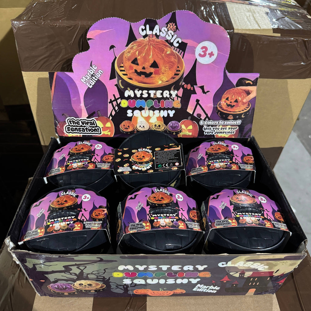 (Randomly Selected) - Halloween Themed Gel Glitter Dumpling Toy