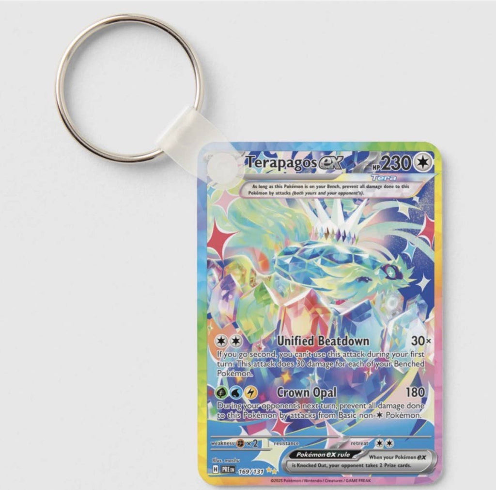 Pokemon Ex card  Metal Keychain