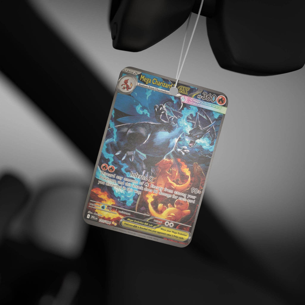  Pokémon Charizard Ex Freshener- Black Ice Scented