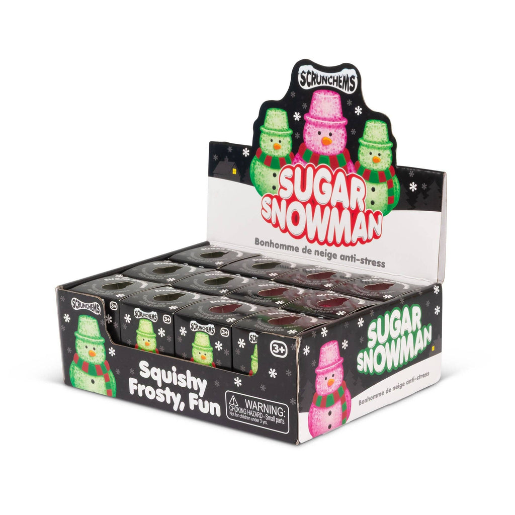 Scrunchems Sugar Snowman Squishy Fidget Toy (Randomly Selected)