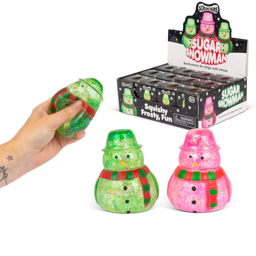 Scrunchems Sugar Snowman Squishy Fidget Toy (Randomly Selected)