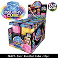 Randomly Selected - Fun Doh Swirl Squishy Cubes Viral Assortment