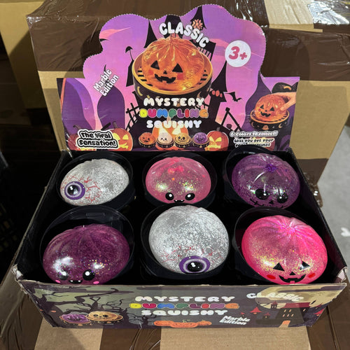 (Randomly Selected) - Halloween Themed Gel Glitter Dumpling Toy
