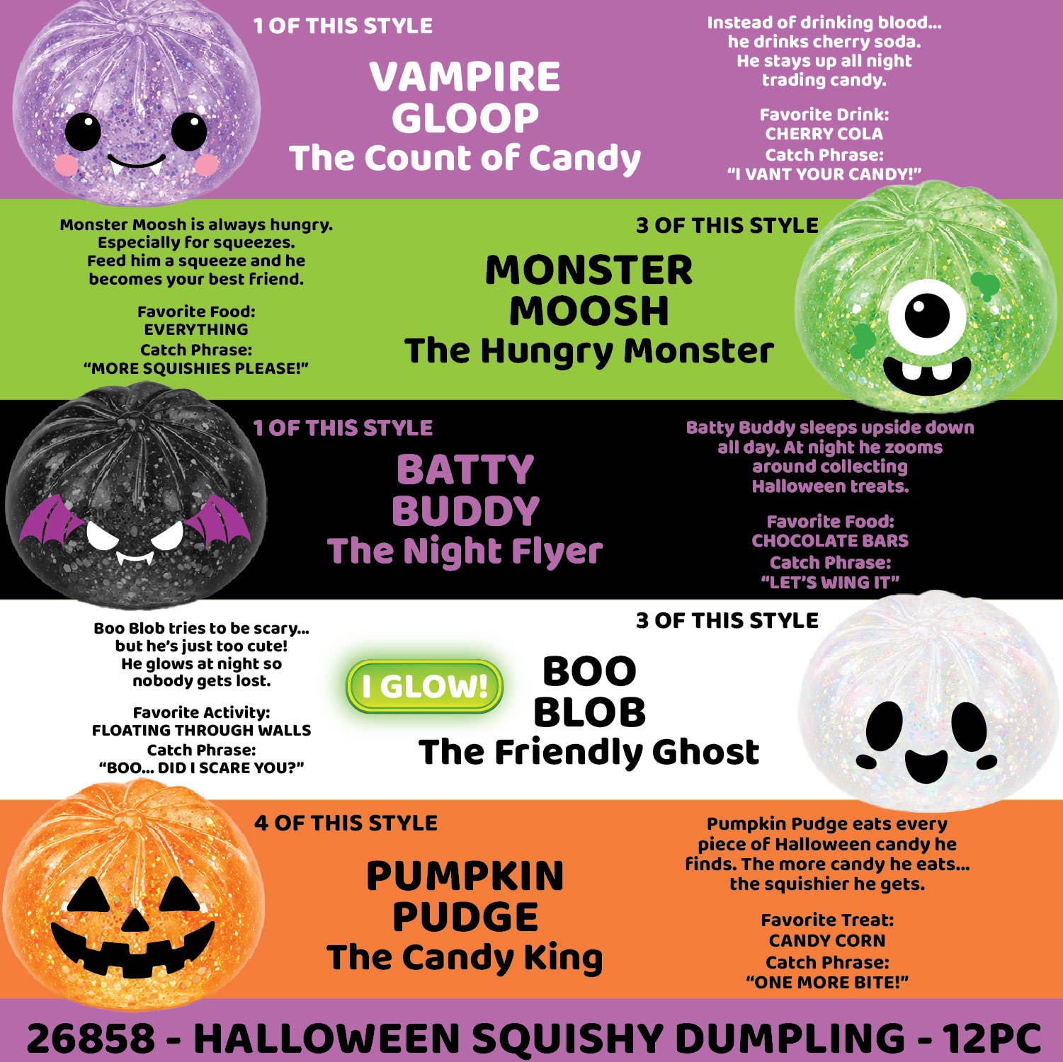 Randomly Selected - Fun Doh Halloween Mystery Dumpling Squishy