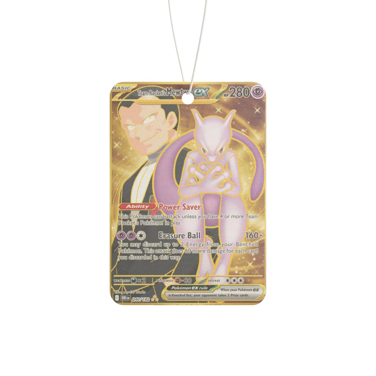 Pokémon Team Mewto Freshener- Floral Scent 
