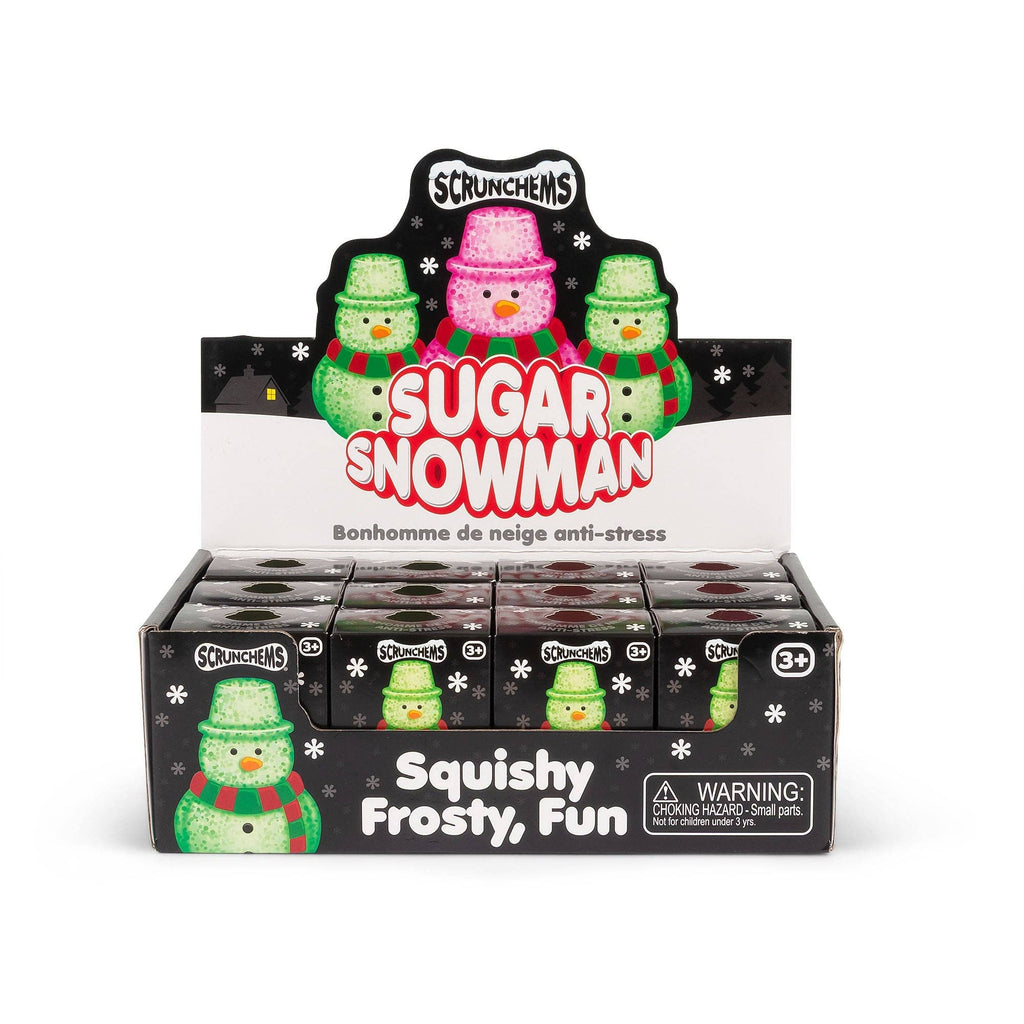 Scrunchems Sugar Snowman Squishy Fidget Toy (Randomly Selected)