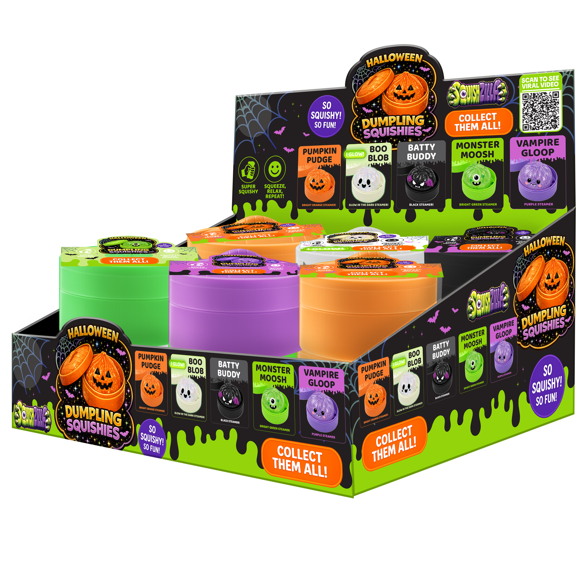 Randomly Selected - Fun Doh Halloween Mystery Dumpling Squishy